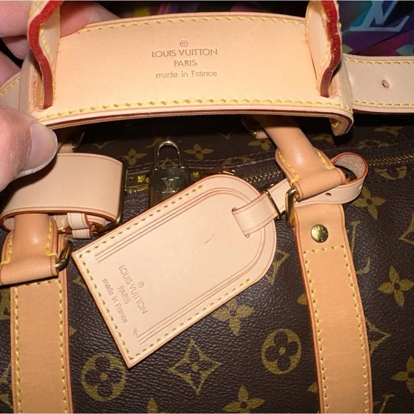🛑SOLD🛑🧳✈️🏝Authentic Louis Vuitton Keepall Bandouliere 55 Luggage Bag Monogr… - Picture 13 of 16